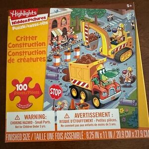 🌵3/$15 Highlights Critter Construction Hidden Pictures Puzzle (see description)
